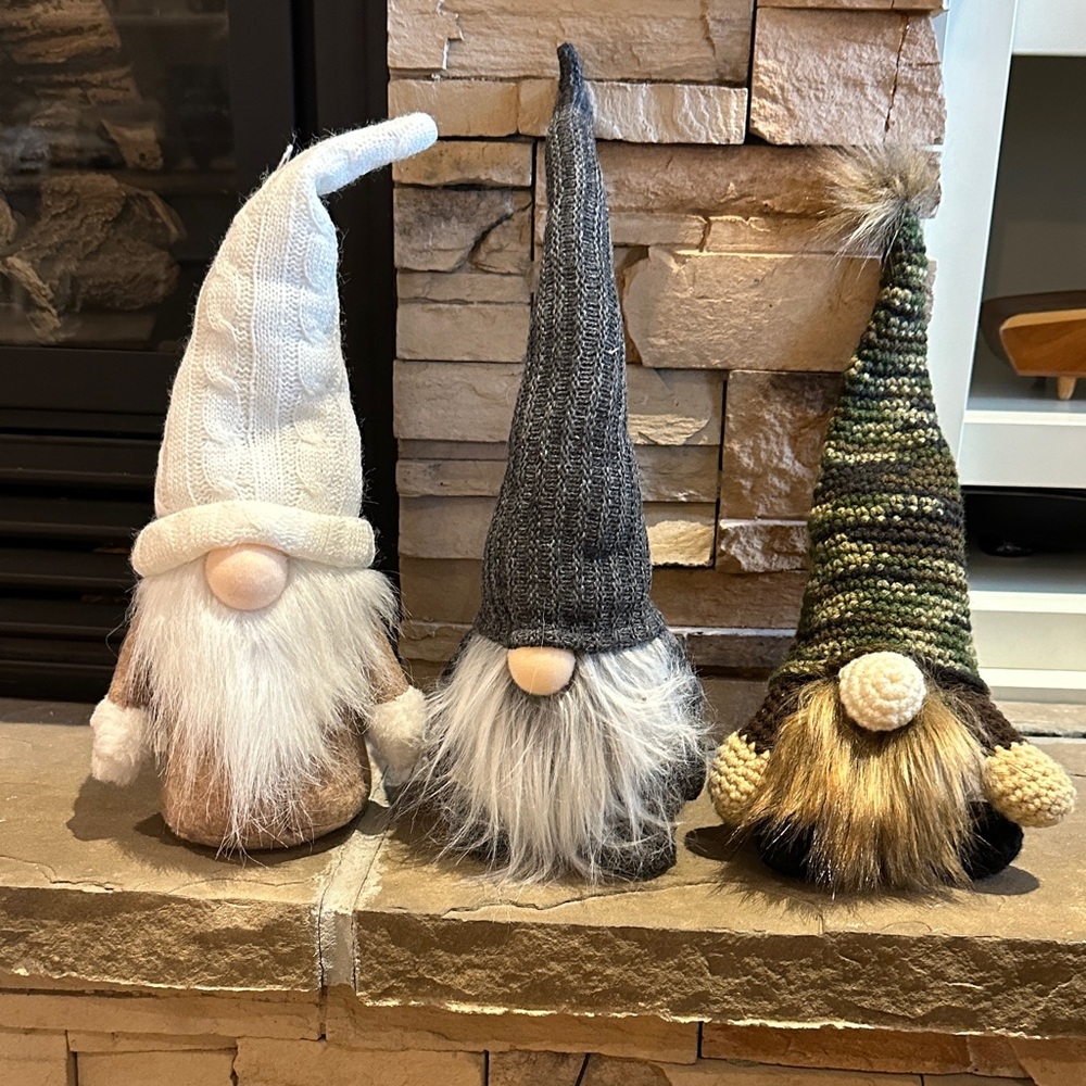 Charming Holiday Gnome Trio